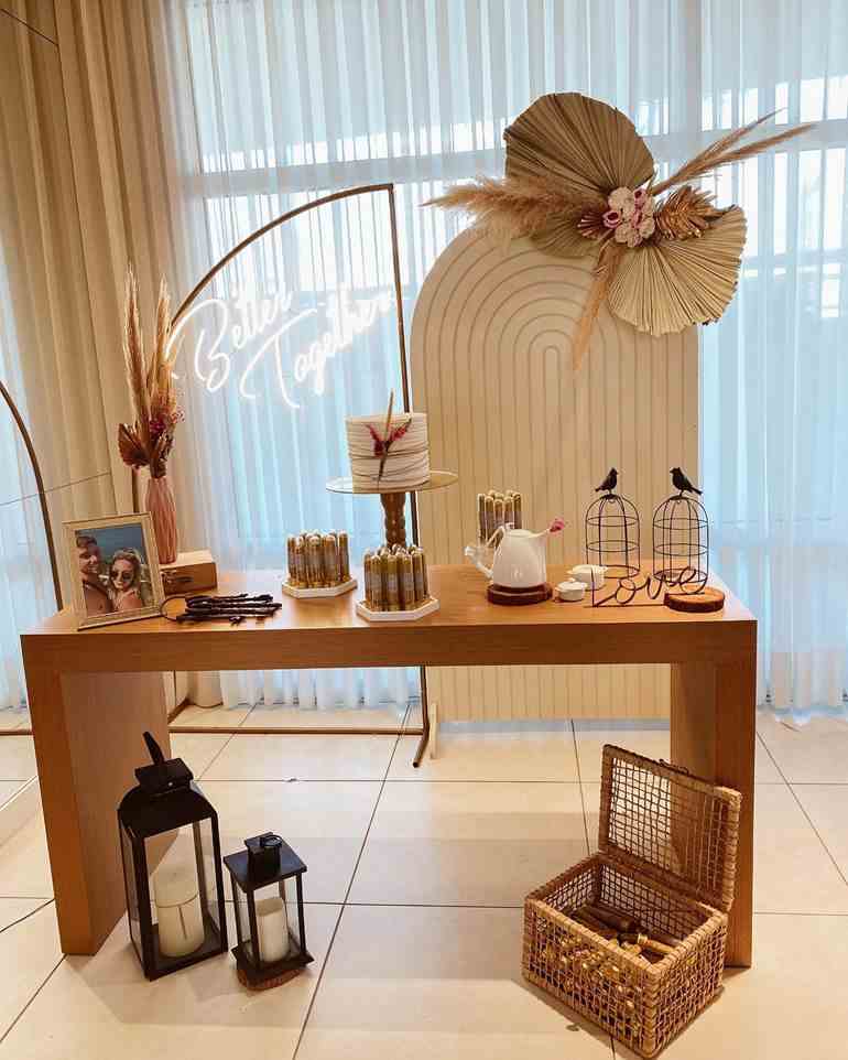 decoração de chá de casanova