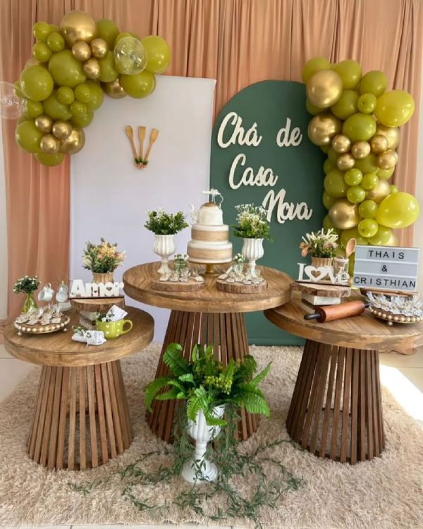 decoração de chá de casanova