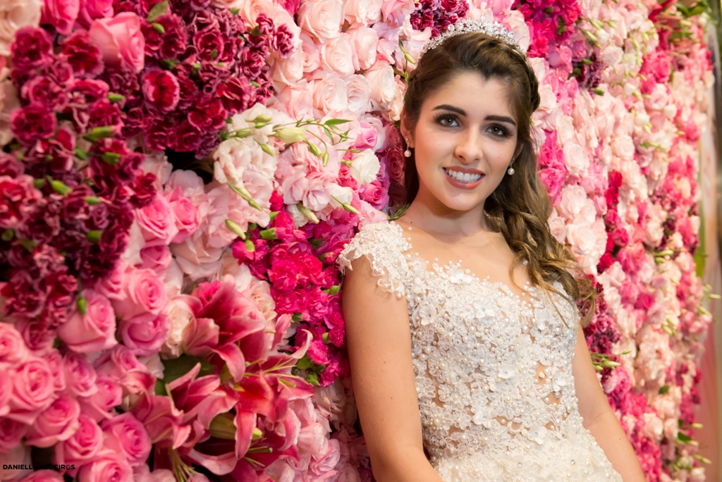 decoração de festa 15 rosa