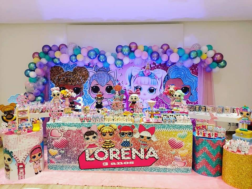 Decoração de festa 4 metros de largura