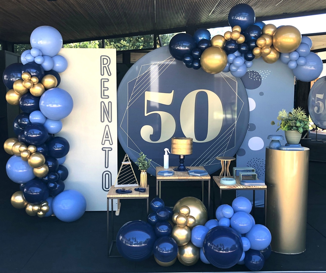 decoração de festa 50 anos feminina