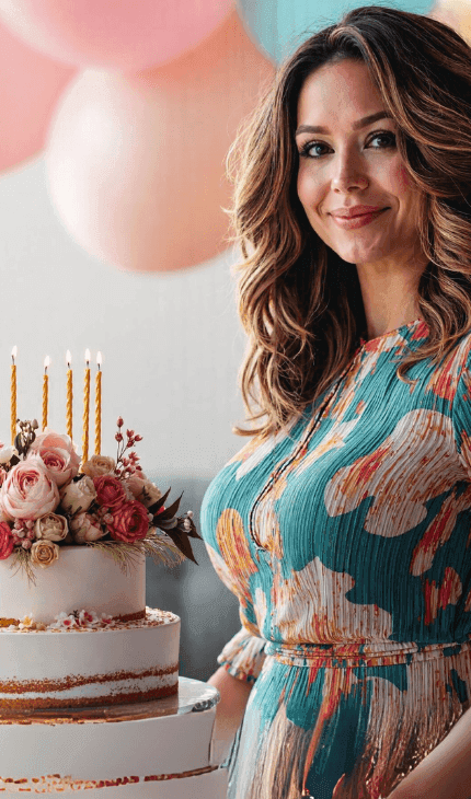 decoração de festa 50anos mulher simples