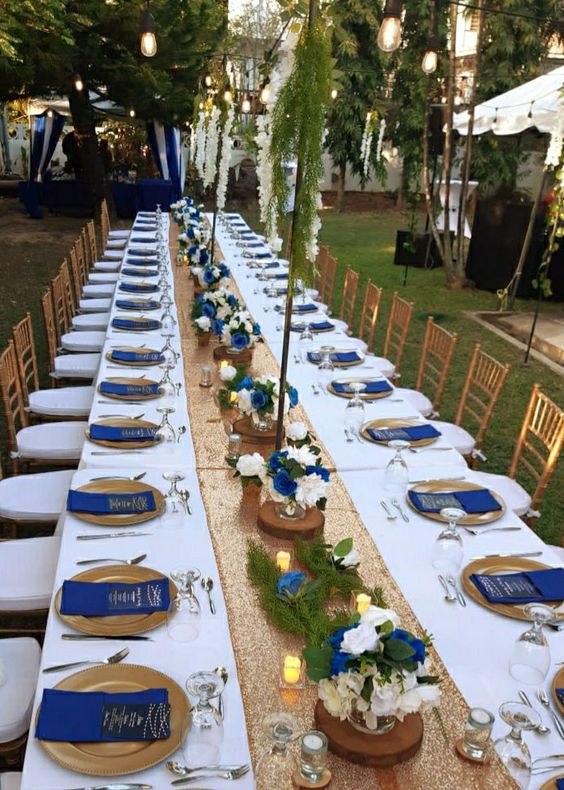 Decoração Azul Marinho e Dourado: Elegância para Aniversários Adultos