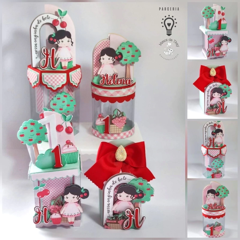 decoração festa cerejinha infantil