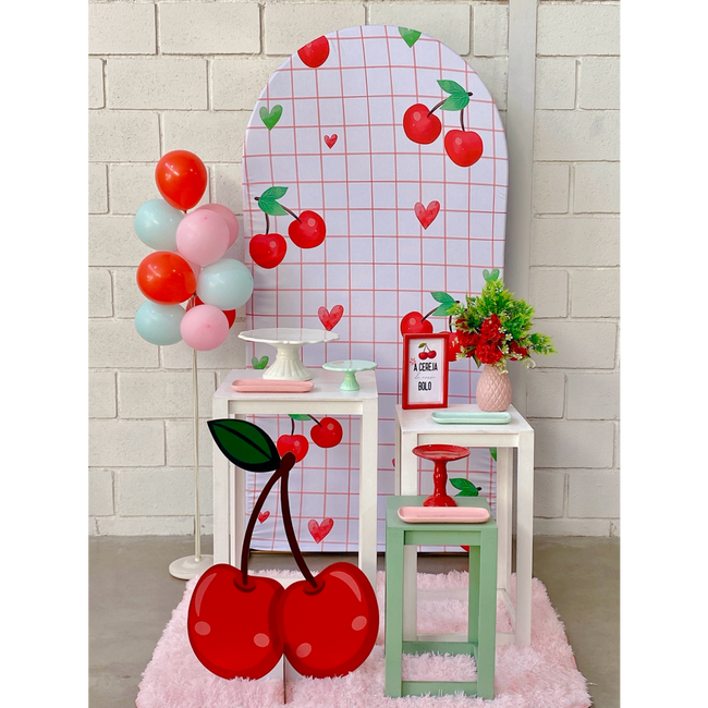 decoração festa cerejinha adulto