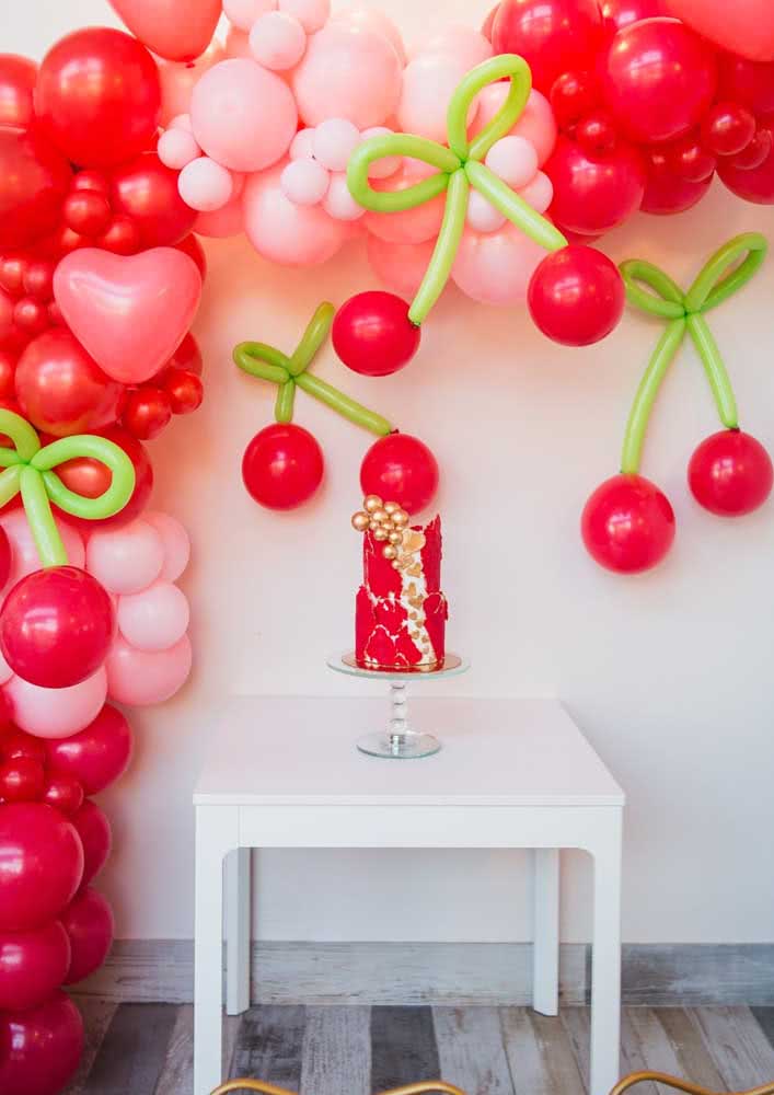 decoração festa cerejinha provençal