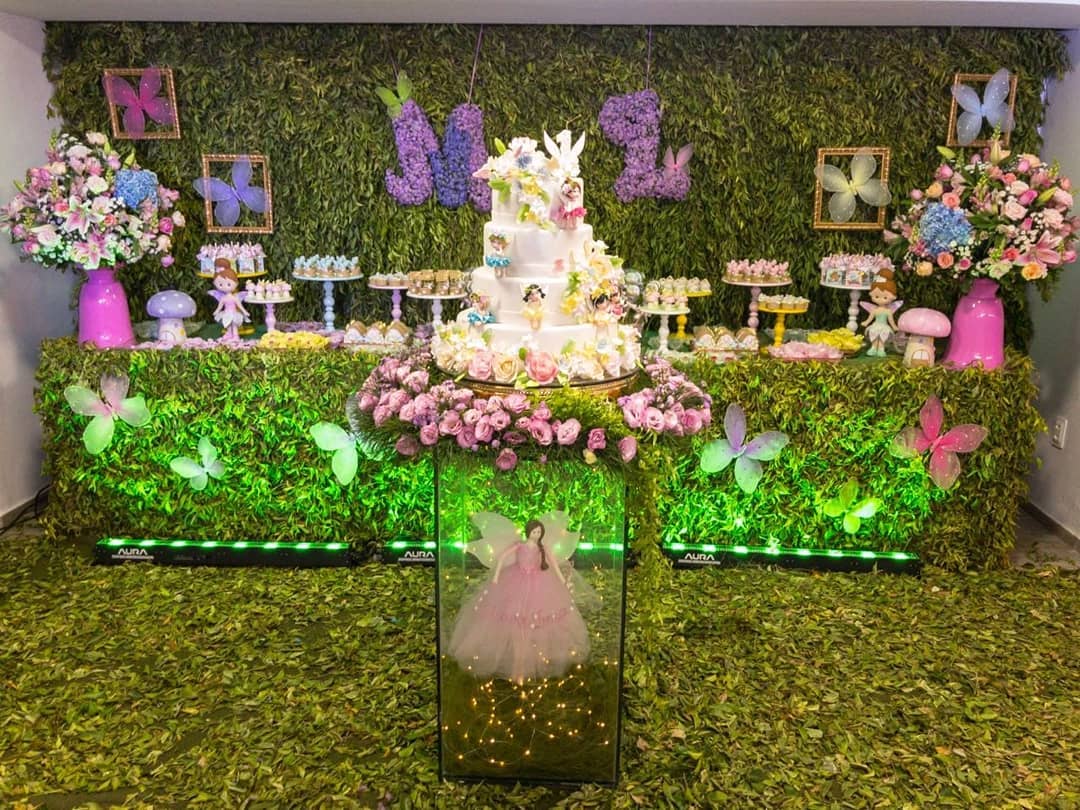 decoração de festa de borboletas