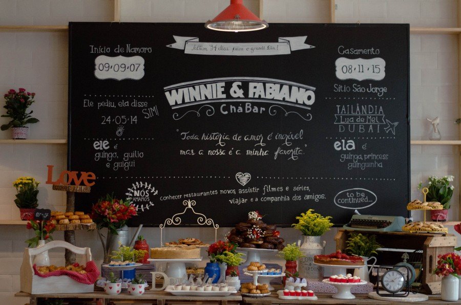 decoração de festa em restaurante