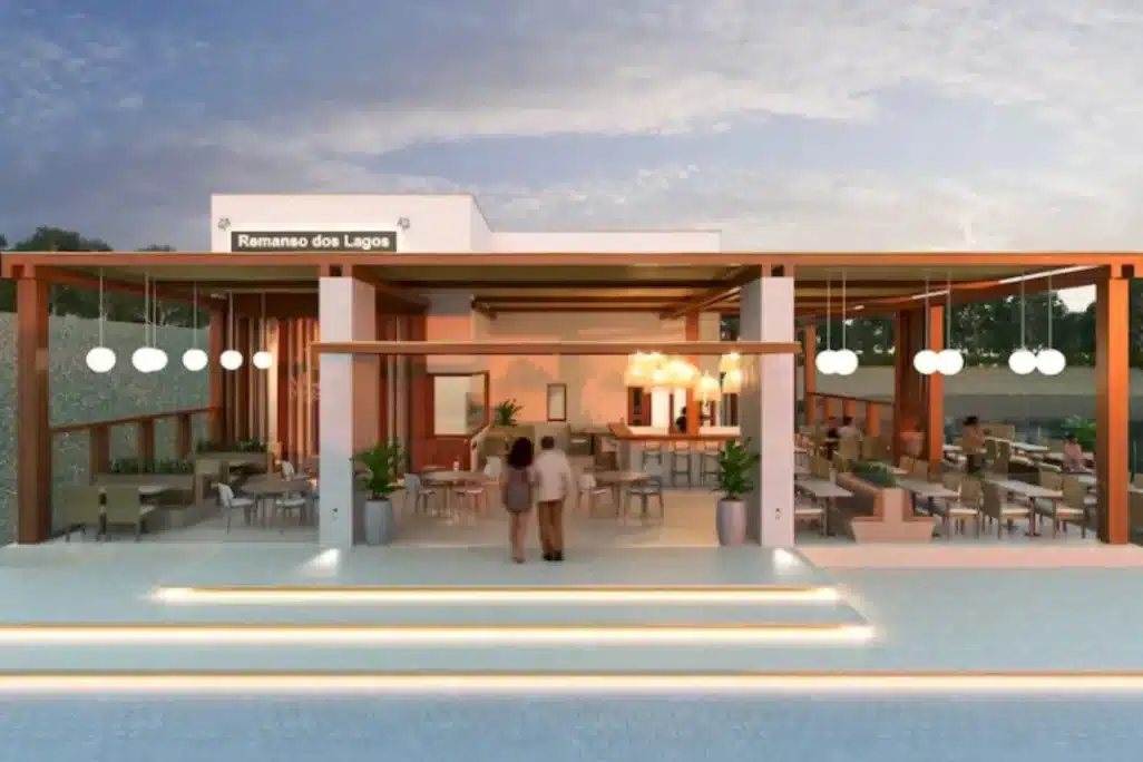 decoração de festa em restaurante