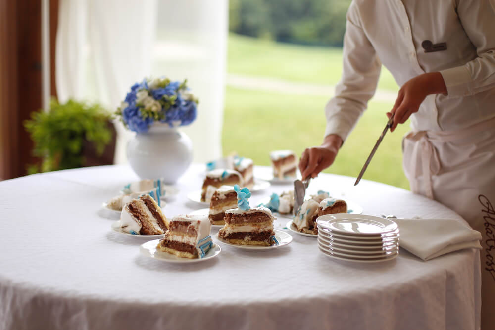 decoração de festa em restaurante