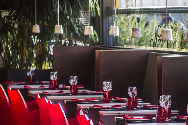 decoração de festa em restaurante