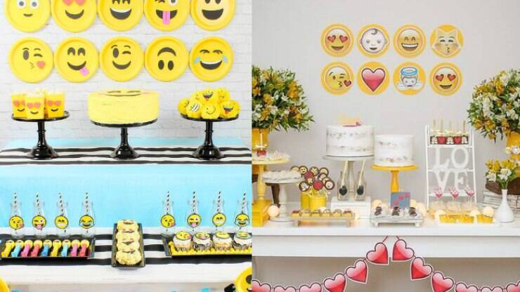 5 ideias de títulos: 1. Festa Emoji: Guia Completo de Decoração DIY. 2. Transforme sua Festa com o Tema Emoji: Dicas e Inspirações. 3. Decoração Emoji: Do Painel às Lembrancinhas Criativas. 4. Festa Emoji para Crianças e Adultos: Ideias Inovadoras. 5. Como Criar uma Festa Emoji Inesquecível com Pouco Orçamento.