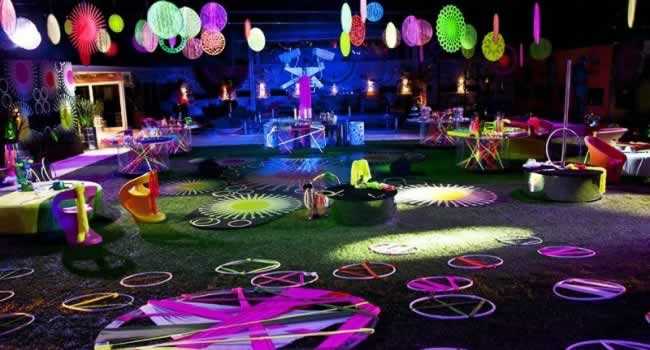 decoração de festa fantasia