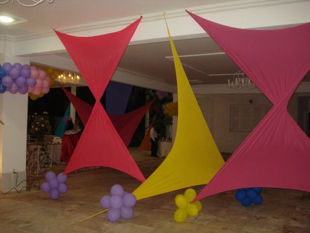 decoração de festa fantasia