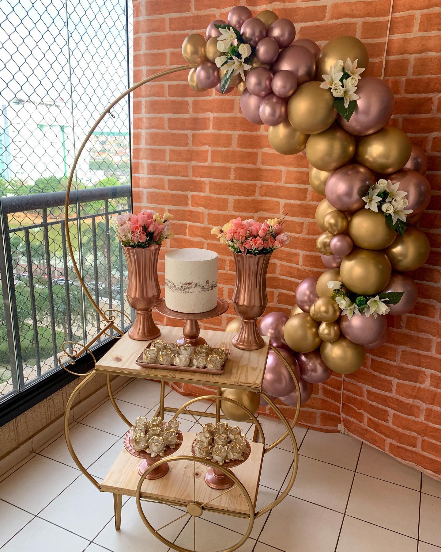 decoração festa feminina elegante