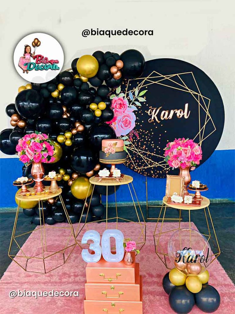 decoração de festa feminina adulta