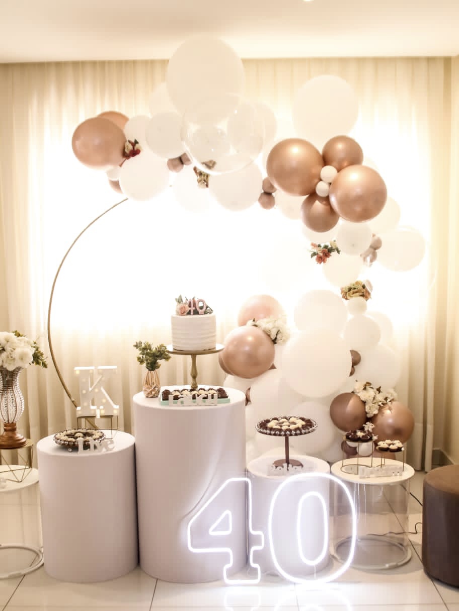 Guia Completo de Estilos de Decoração para Aniversário Feminino Adulto