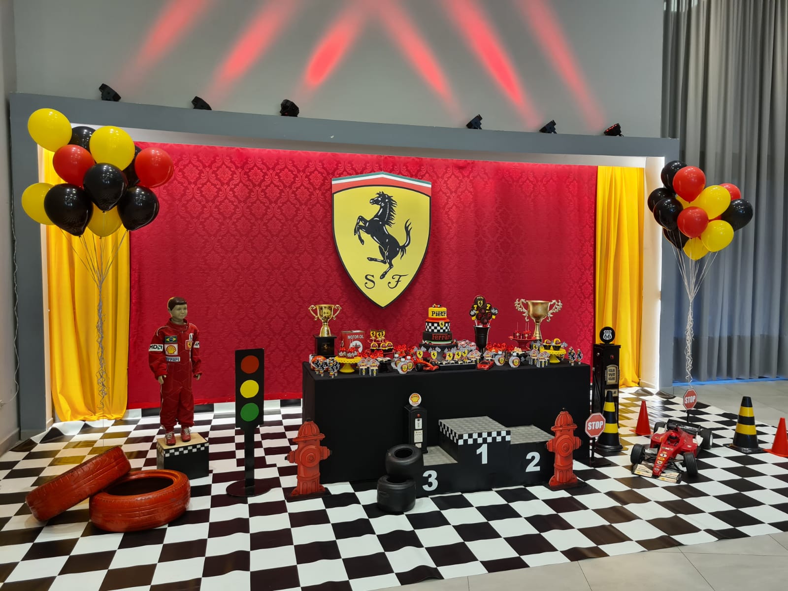 painel decorativo fórmula 1