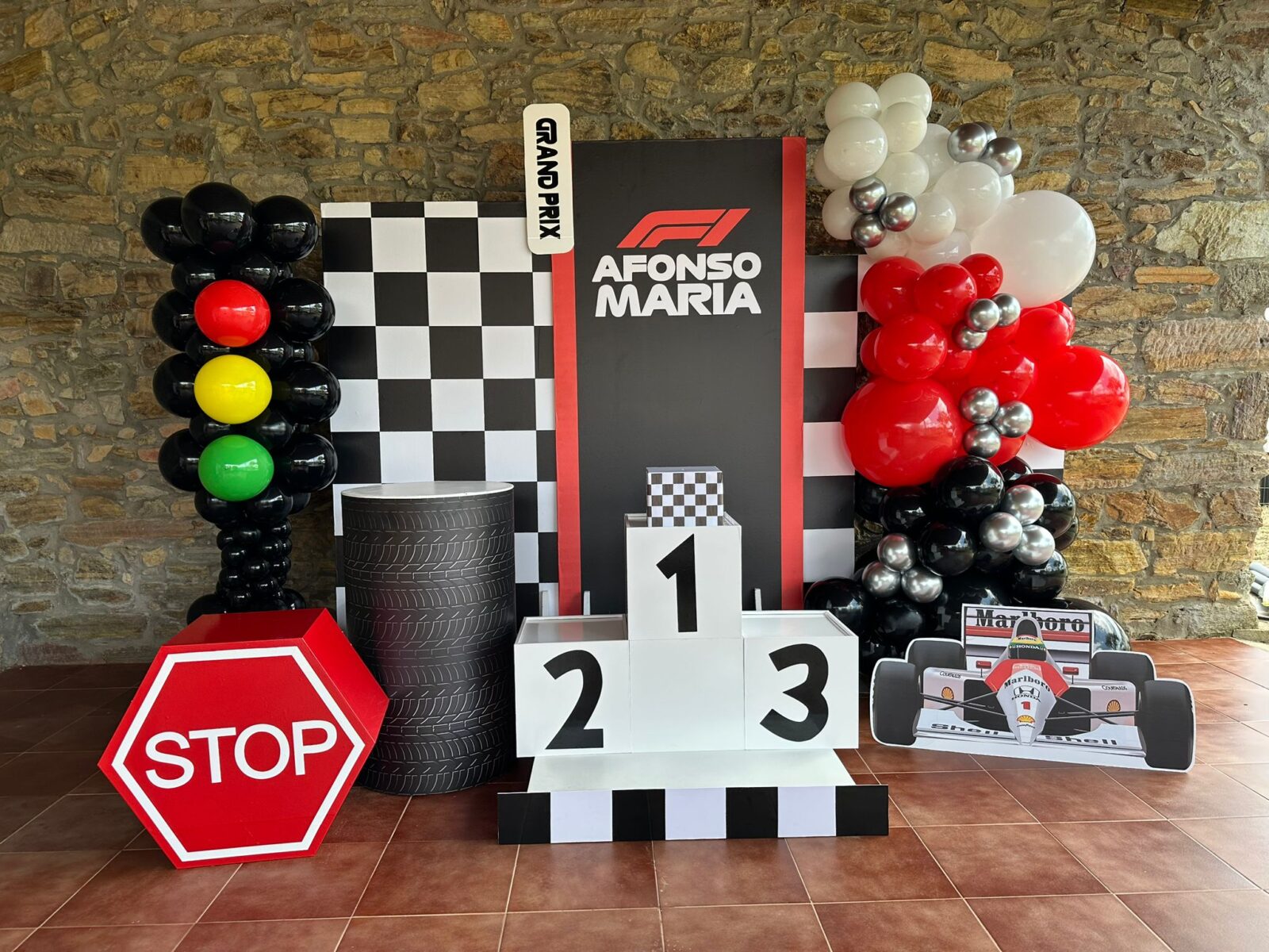 decoração de aniversário fórmula 1