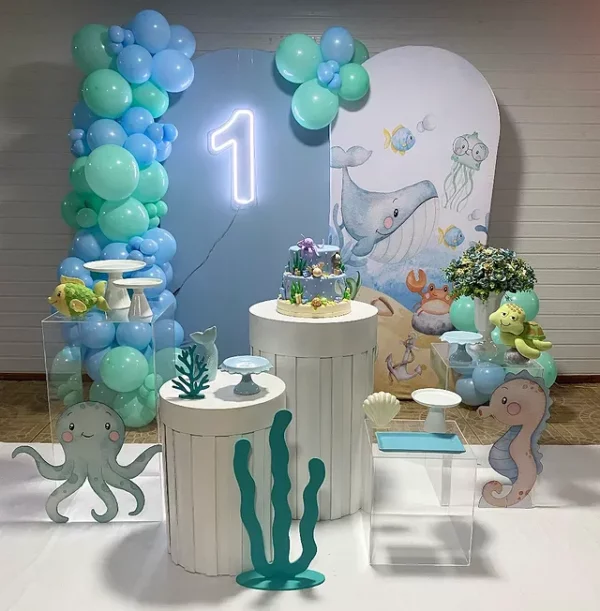 quanto custa decoração festa fundo do mar completa