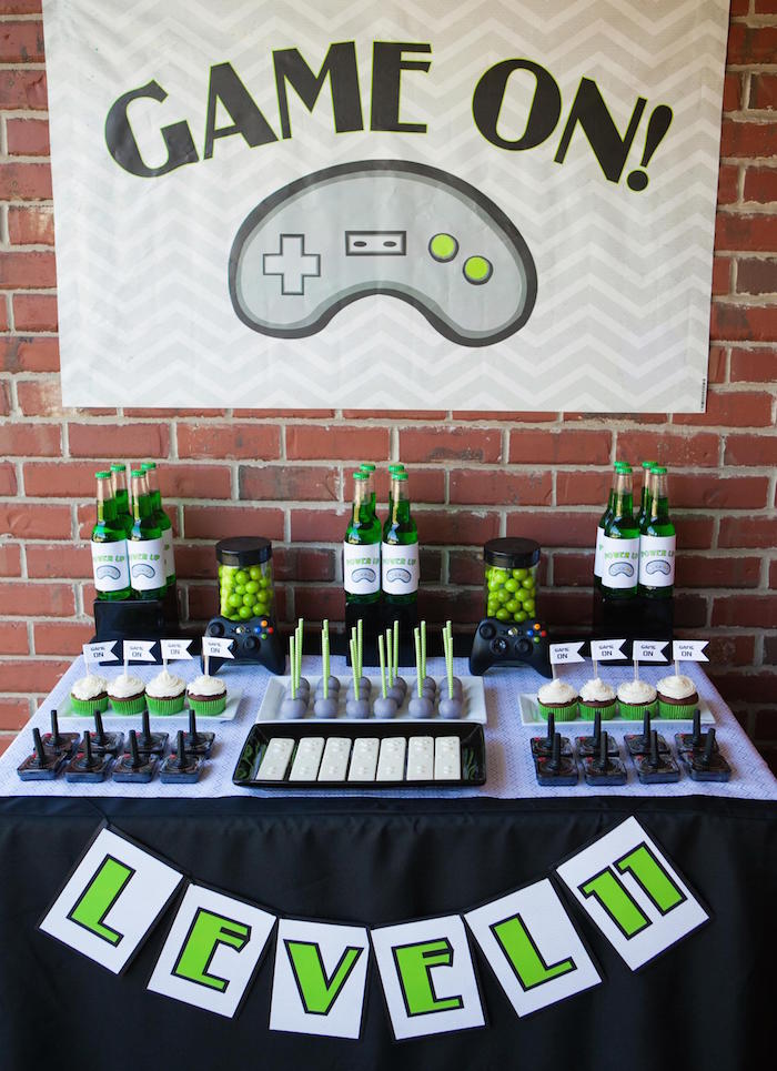 ideias criativas decoração festa games