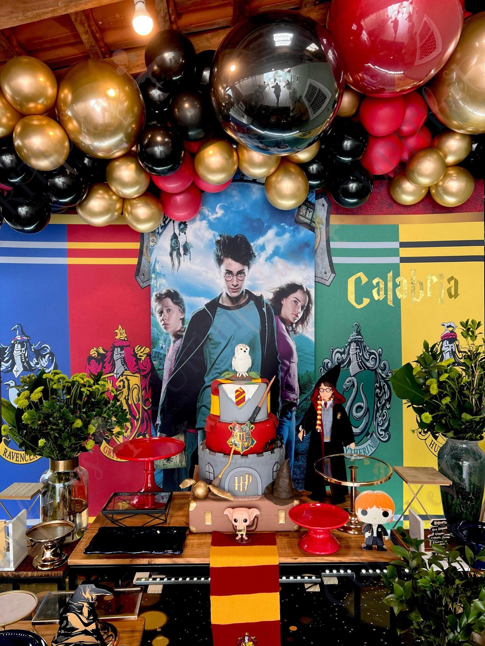 ideias criativas decoração festa harry potter