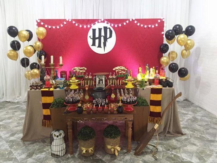 decoração festa harry potter vs decoração senhor dos anéis