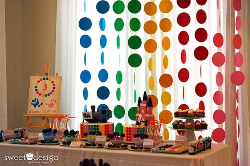 decoração festa infantil em casa simples e barata