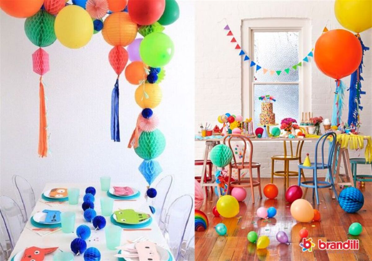 festa infantil minimalista em casa