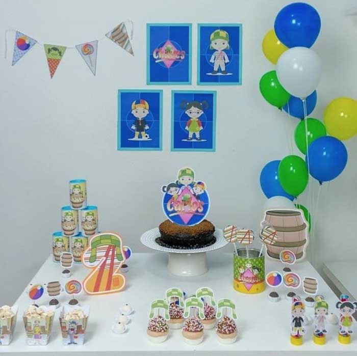 decoração de festa infantil em casa com balões