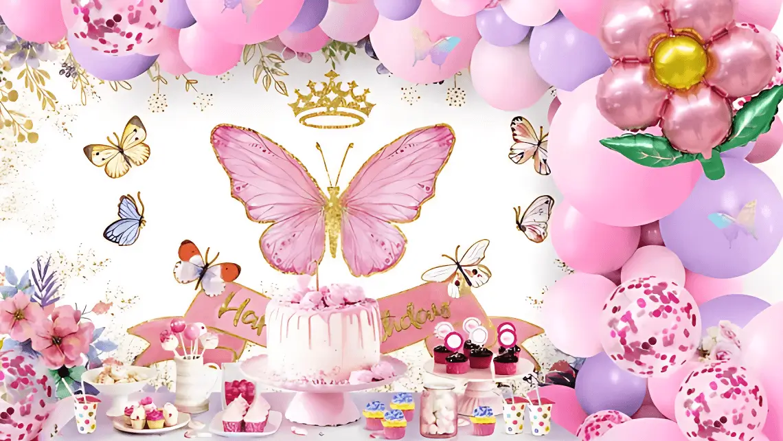 decoração de festa infantil feminina