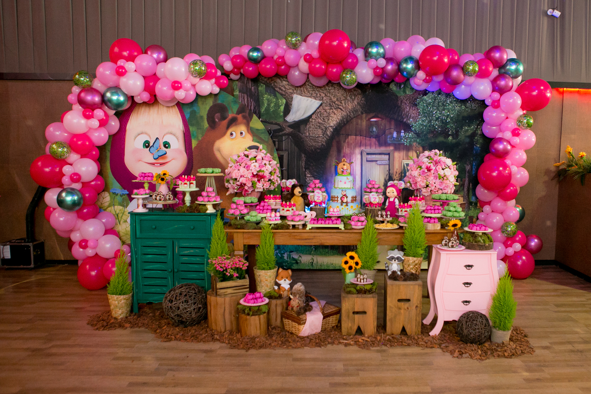 decoração de festa infantil feminina