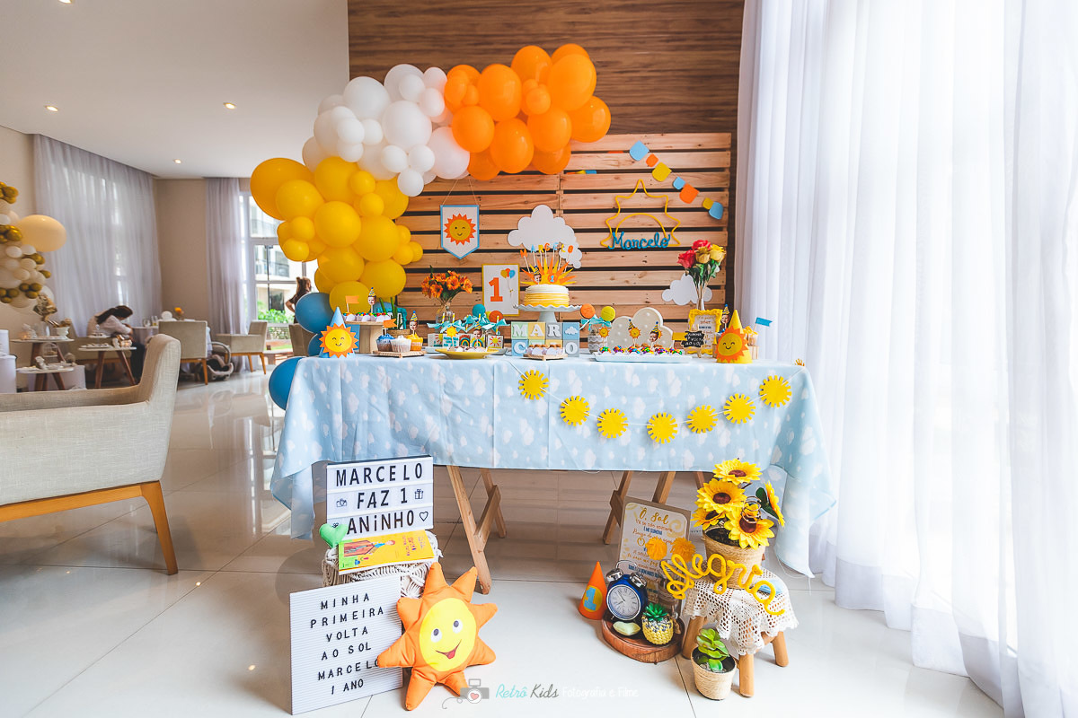 decoração de festa infantil masculino