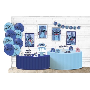 decoração de festa infantil stitch