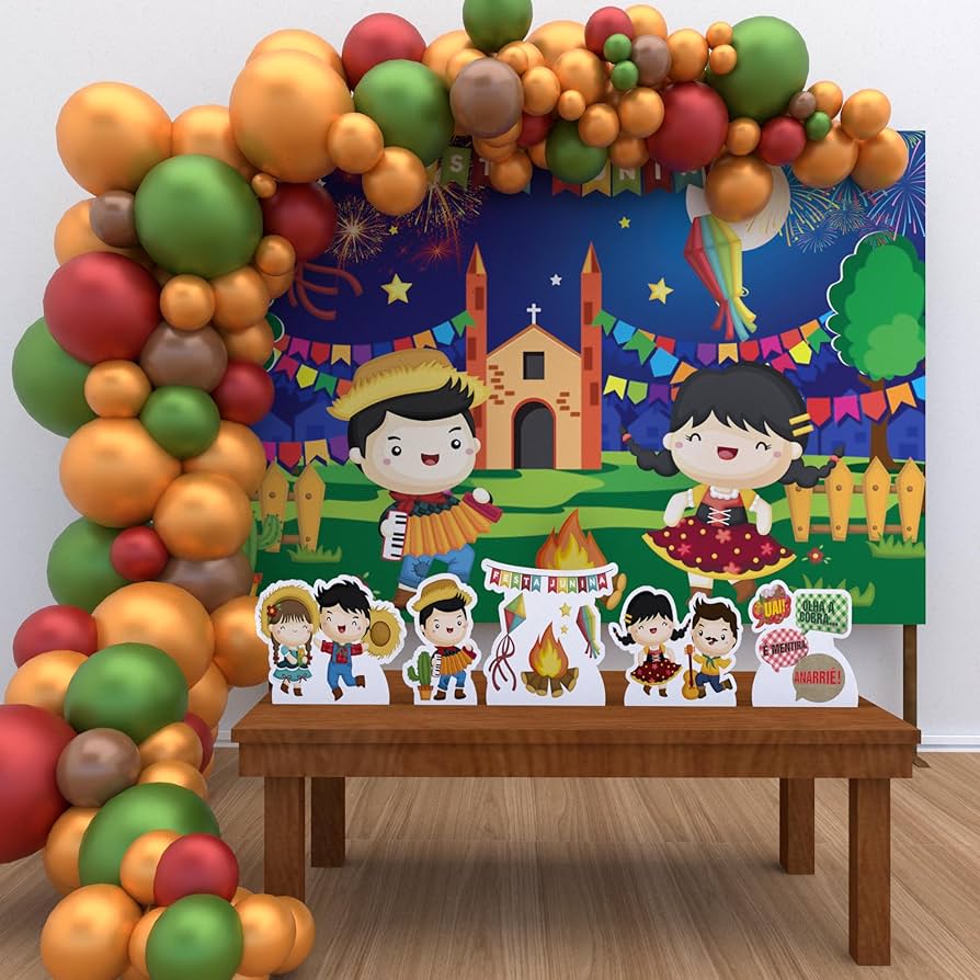 decoração festa junina simples