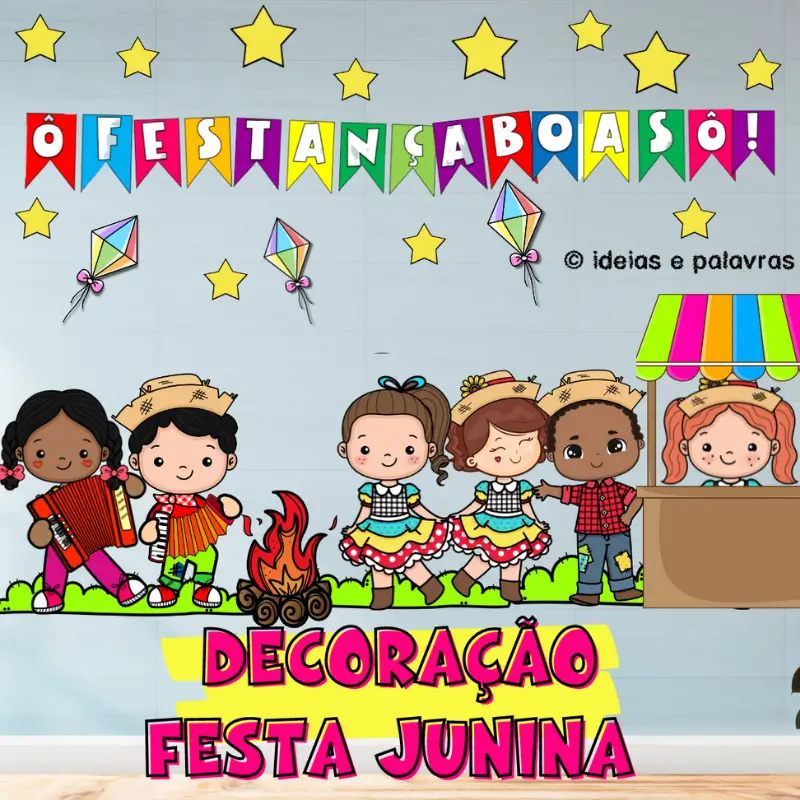 decoração festa junina para escola