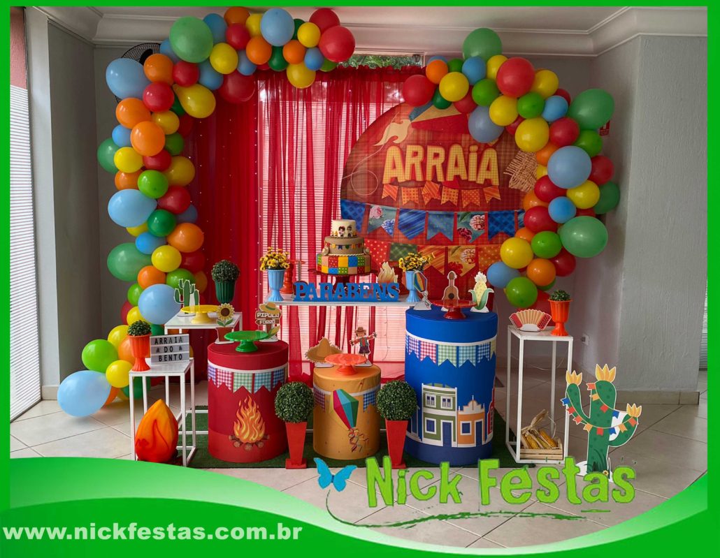 decoração festa junina em casa