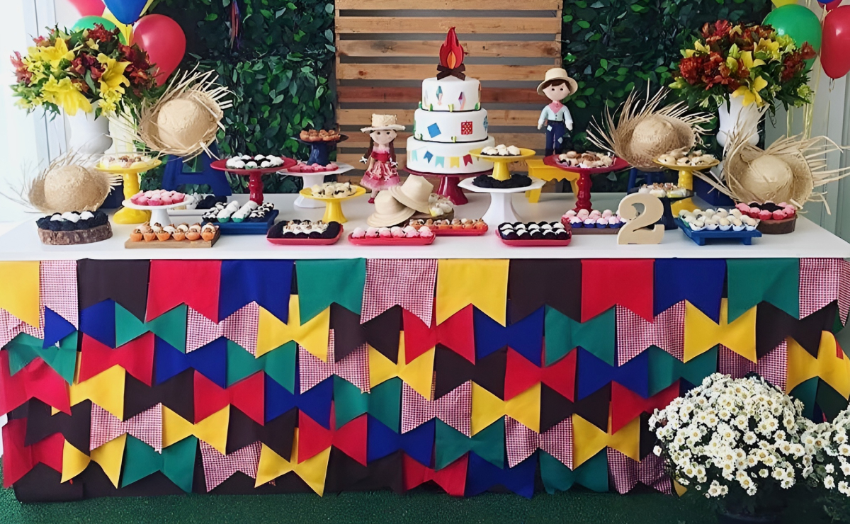 decoração festa junina para escola