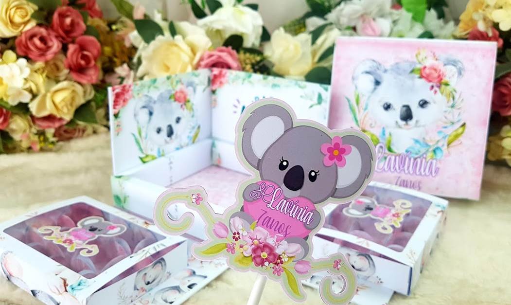 decoração aniversário infantil coala