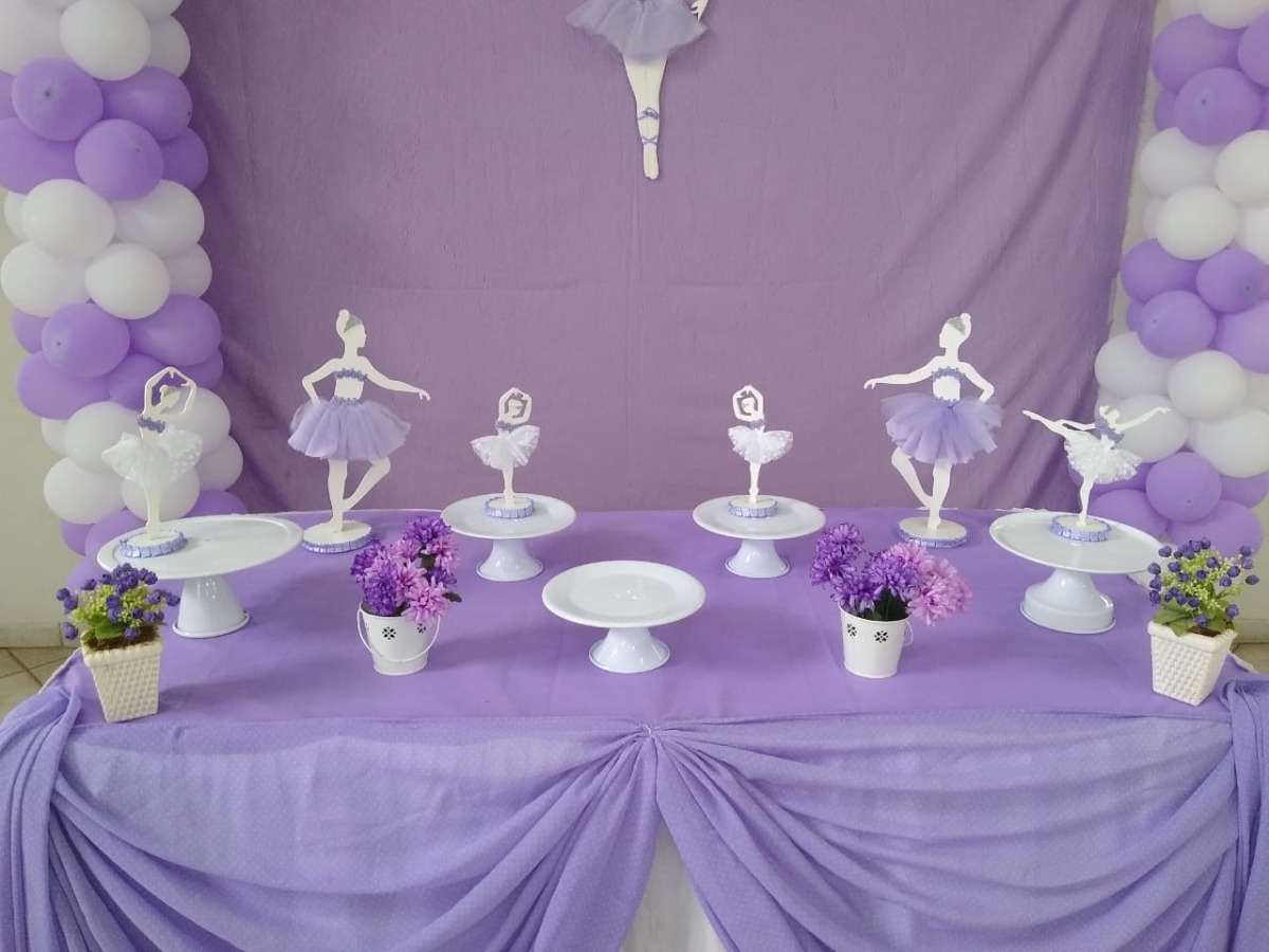 decoracao de festa lilas