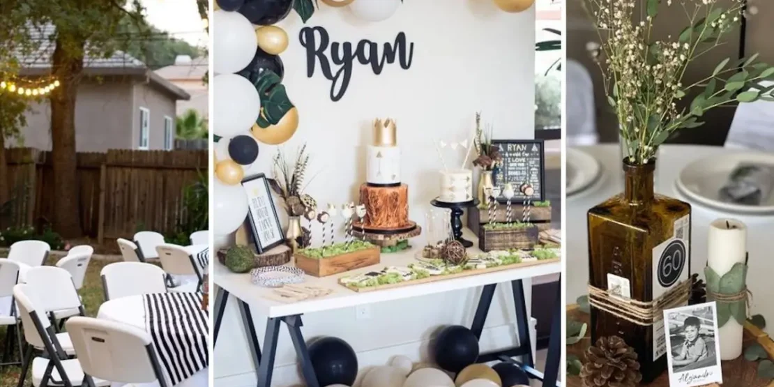 decoração de festa masculina
