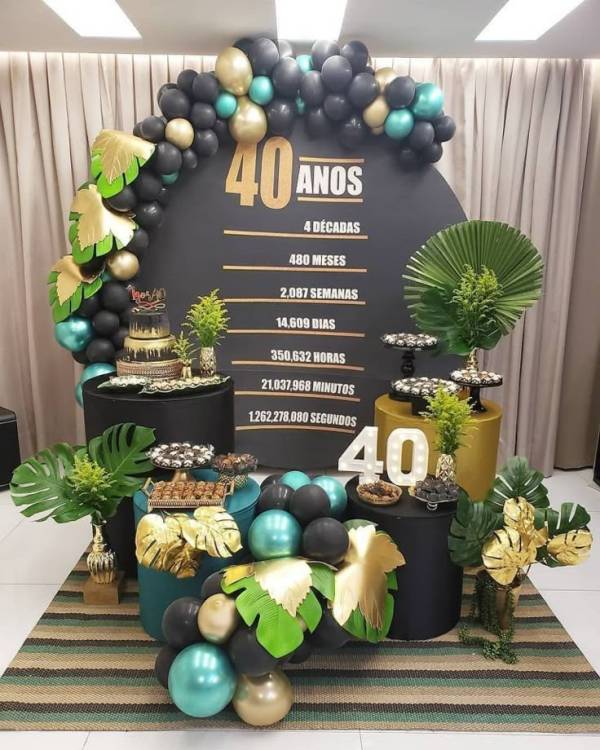 decoração festa masculina cassino