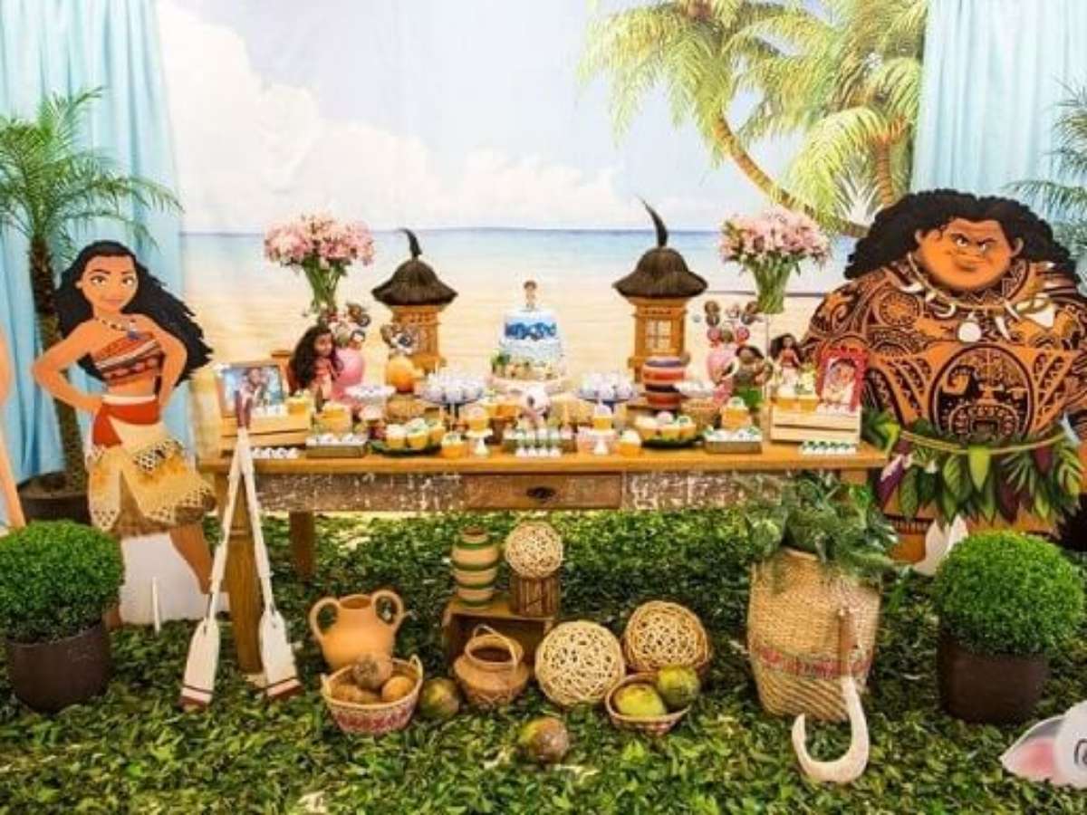 Decoração de Festa Moana DIY: Economize com Estilo
