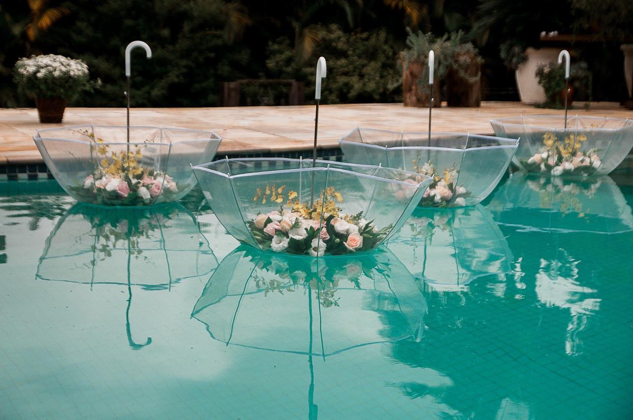 quanto custa decoração festa piscina noite