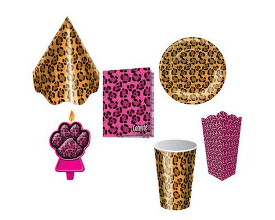 decoração de festa oncinha rosa