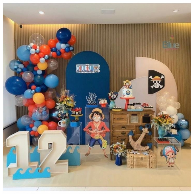 decoração de festa one piece