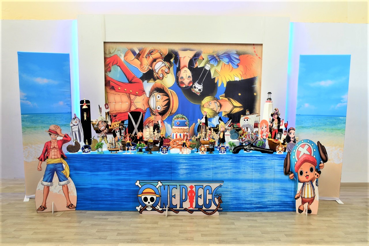 decoração de festa one piece