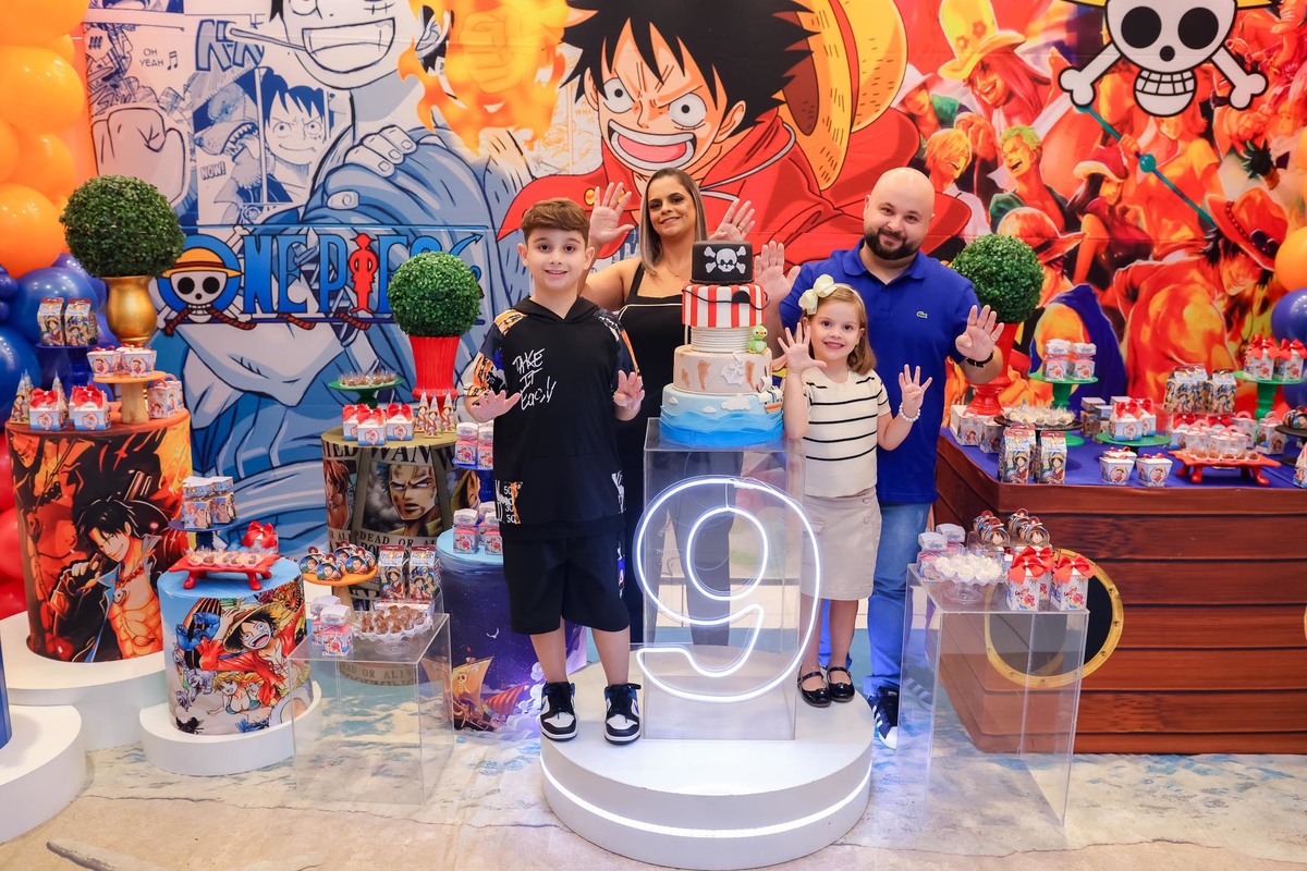 decoração de festa one piece