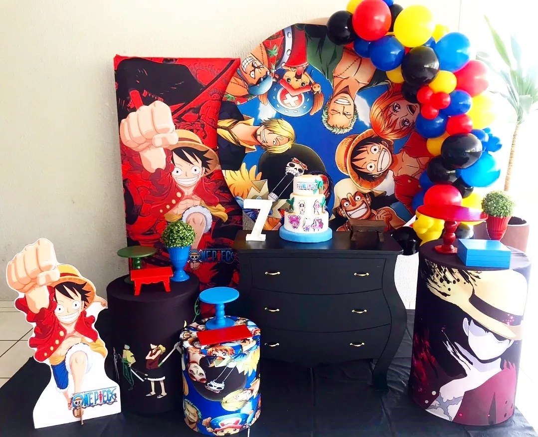 decoração de festa one piece