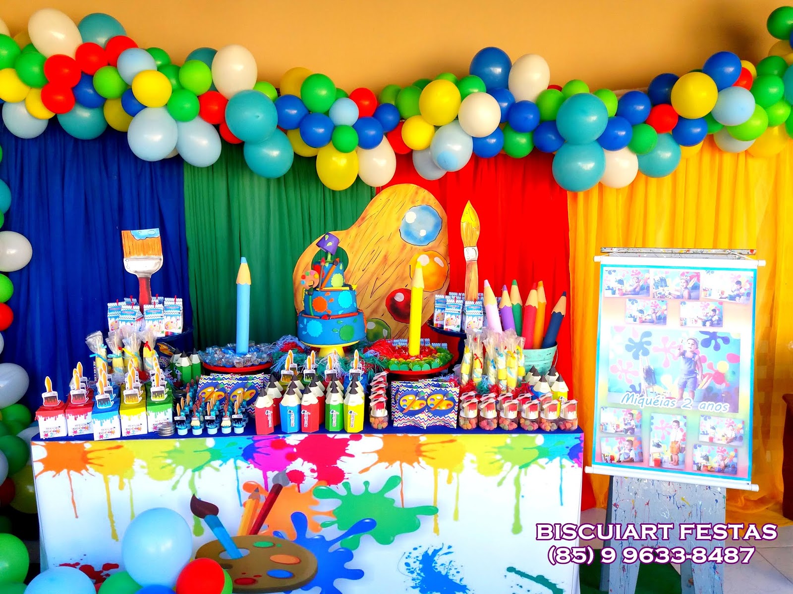como decorar festa pintando o sete